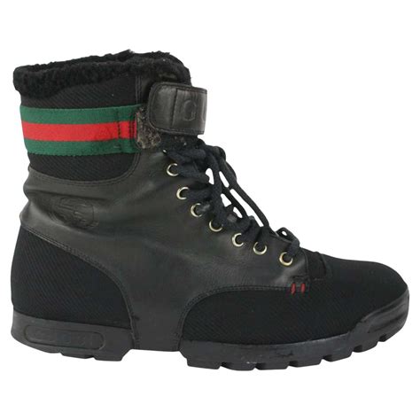 men's gucci boots with fur|Gucci waterproof boots.